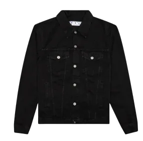 Off-White Wave Off Canvas Skate Denim Black Jacket