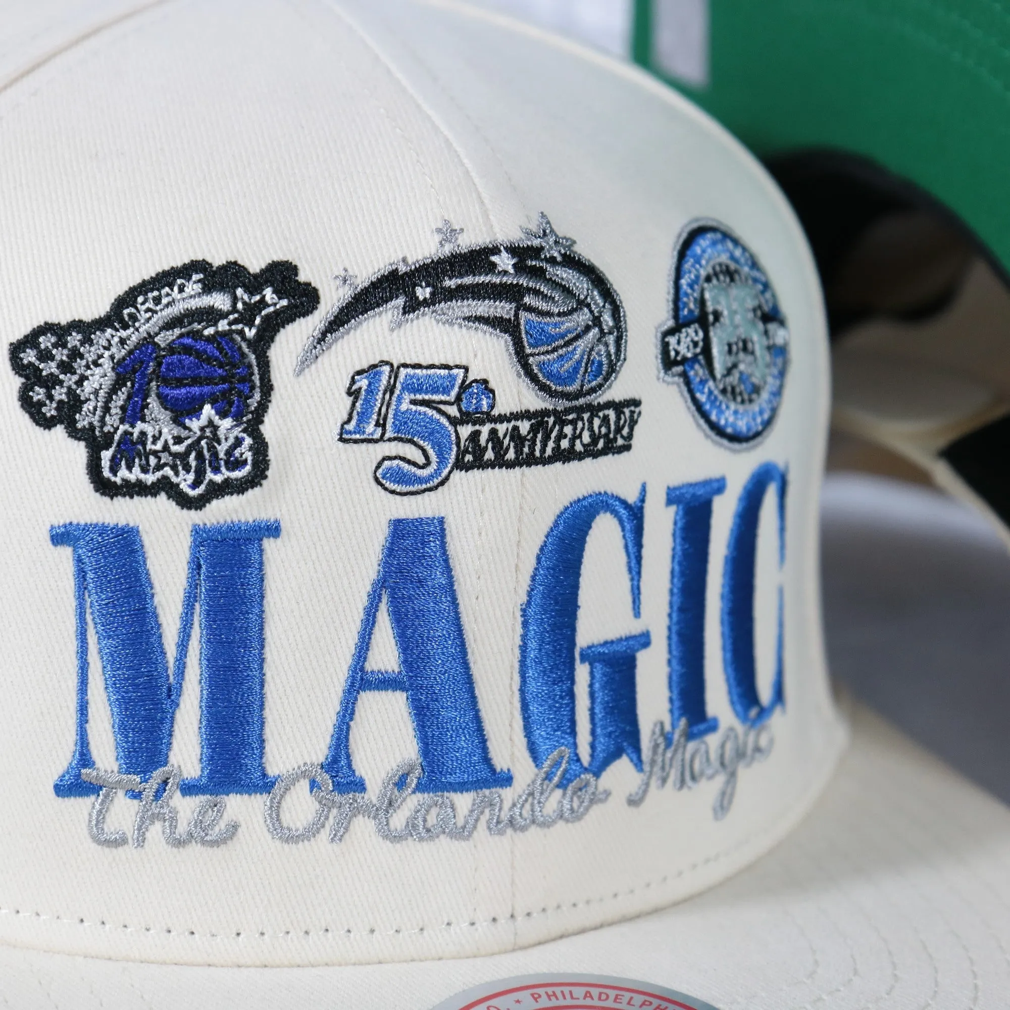 Orlando Magic Hardwood Classics Reframe Retro Green bottom | Off-White Snapback Hat