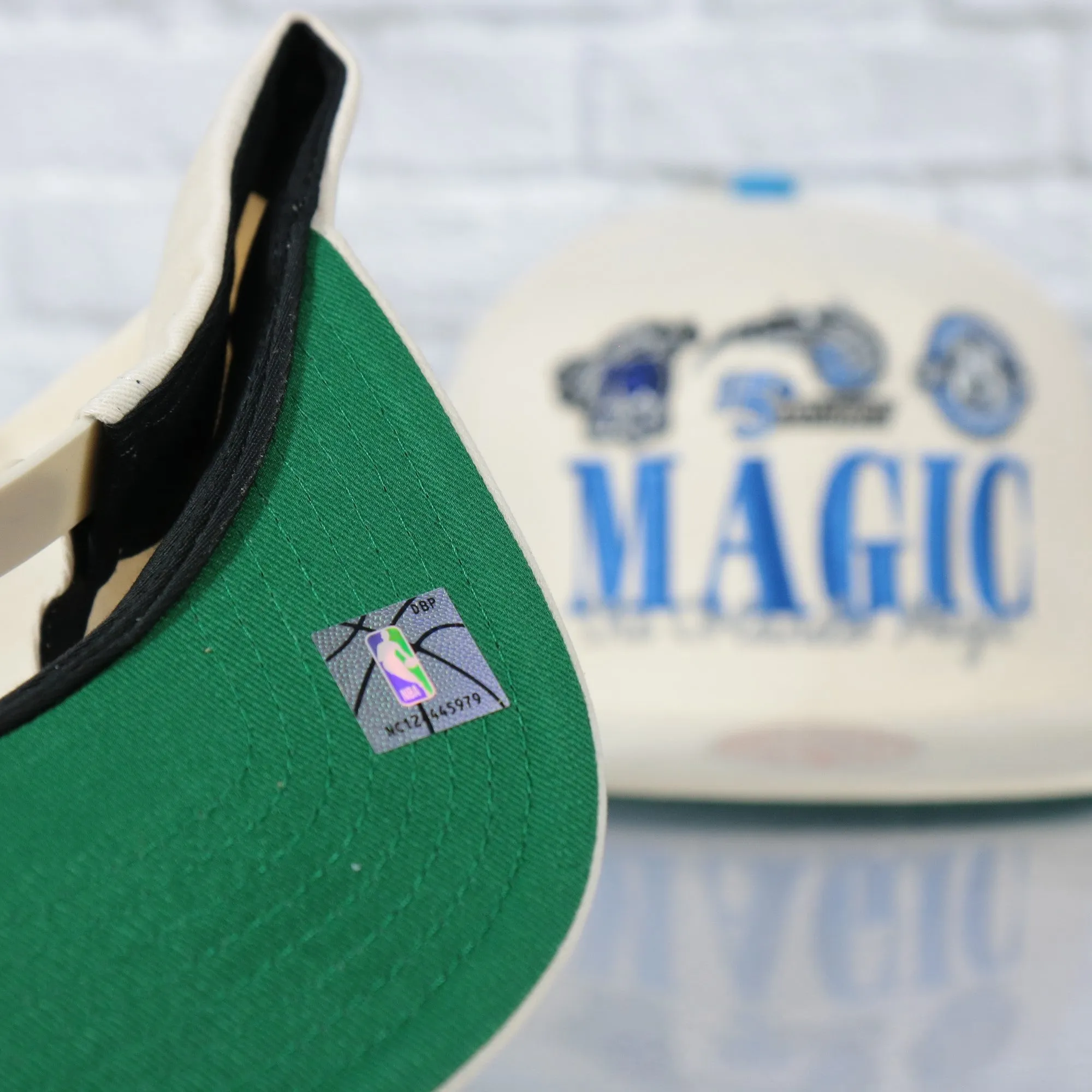 Orlando Magic Hardwood Classics Reframe Retro Green bottom | Off-White Snapback Hat