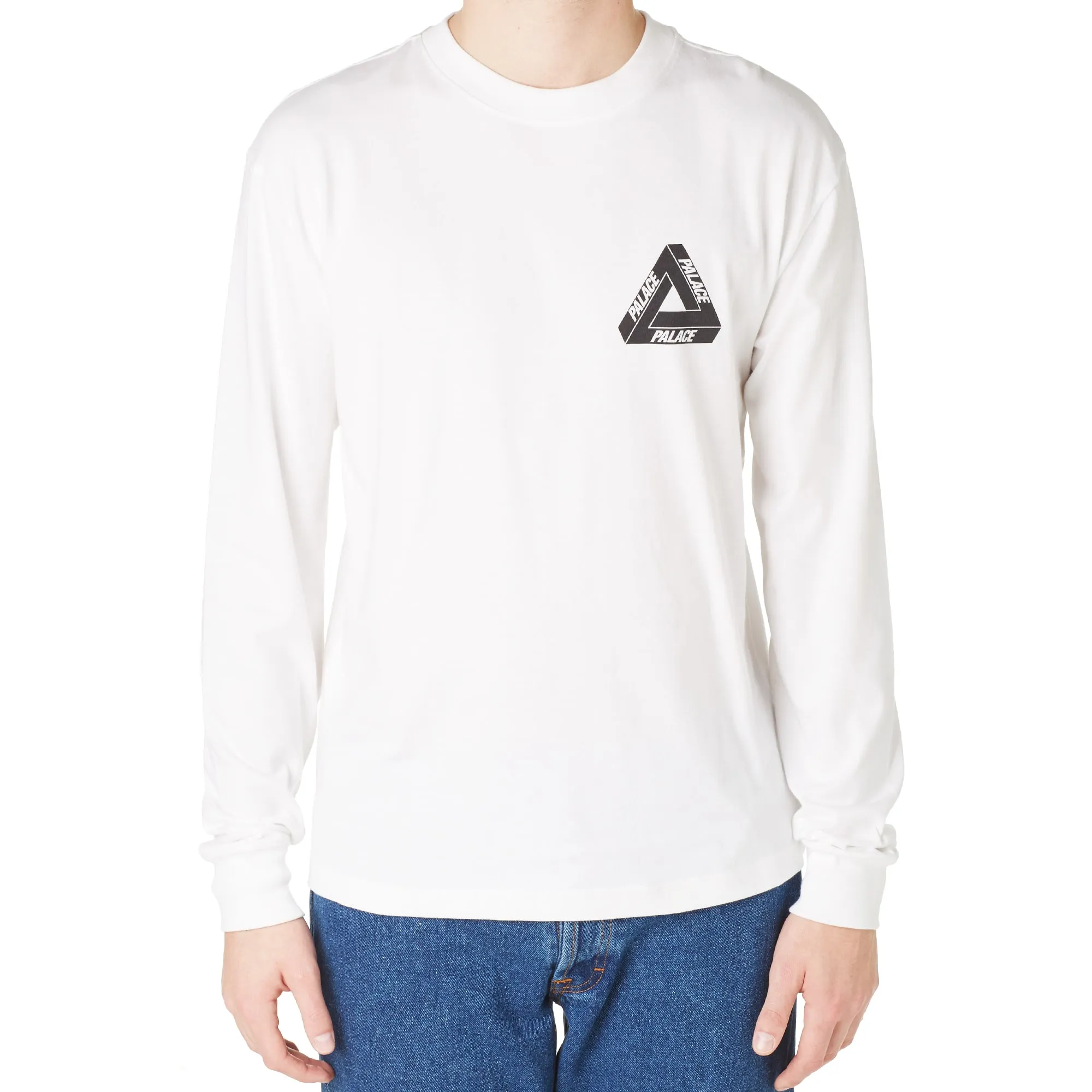 Palace Long Sleeve Drury Italia TeeWhite