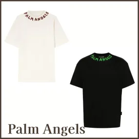 Palm Angels  |Street Style Plain Logo T-Shirts