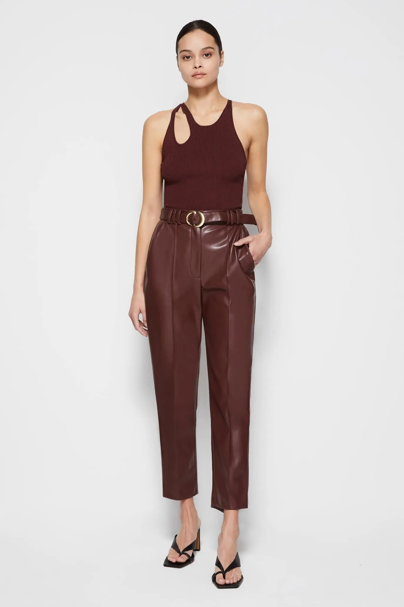 Pauline Vegan Leather Pant