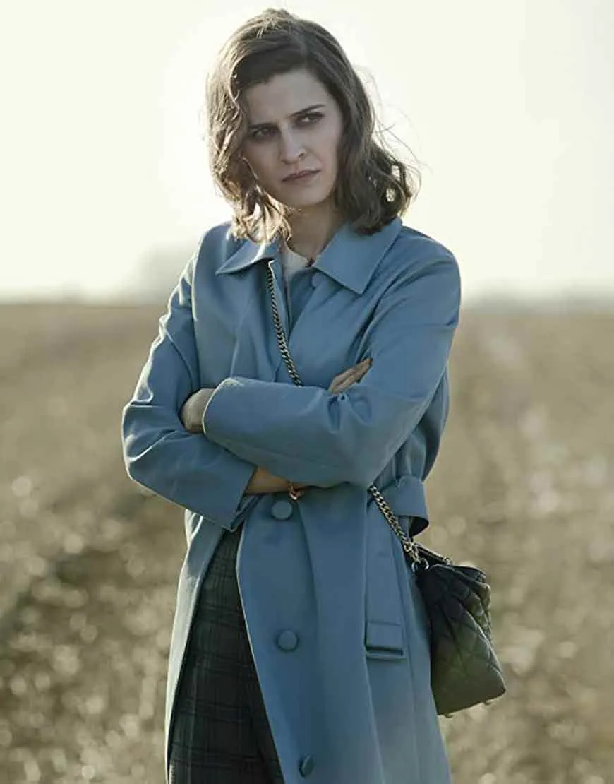 Pennyworth S02 Emma Paetz Coat | Martha Kane Trench Coat