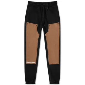 PLEASURES Burnout Dyed Sweat PantBlack