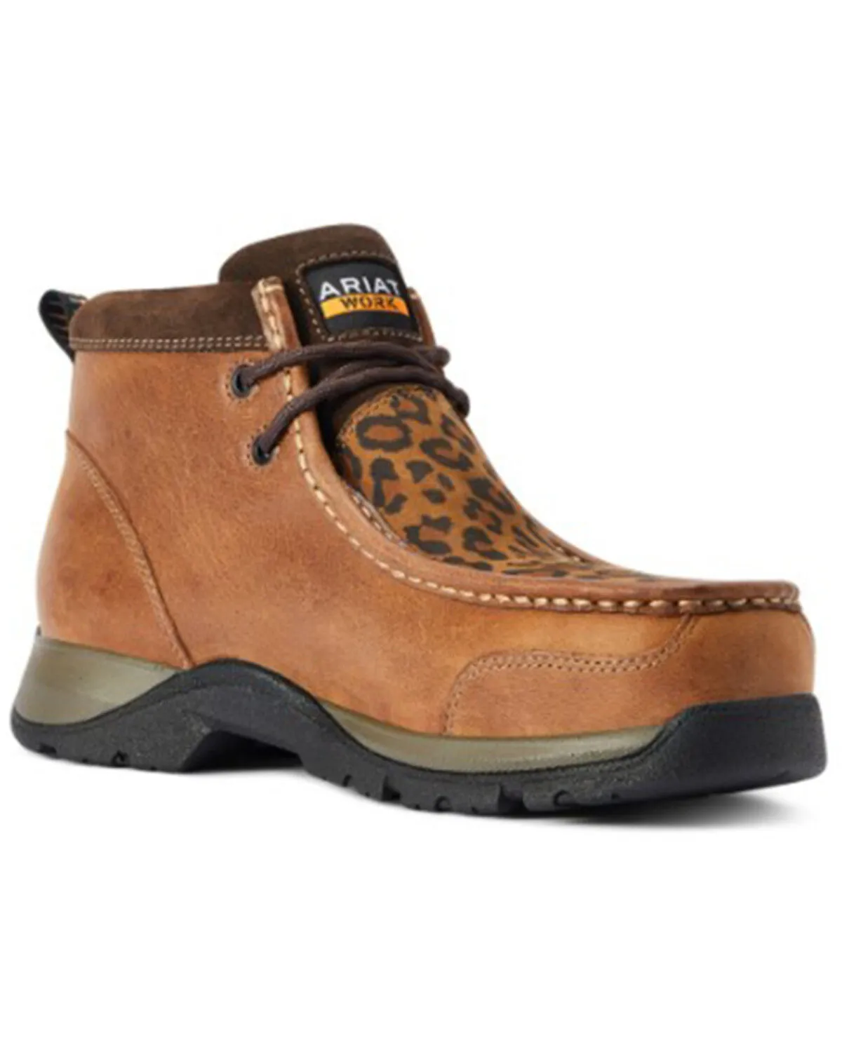 Product Name:  Ariat Women's Edge Lite Cheetah Print Work Shoes - Composite Toe