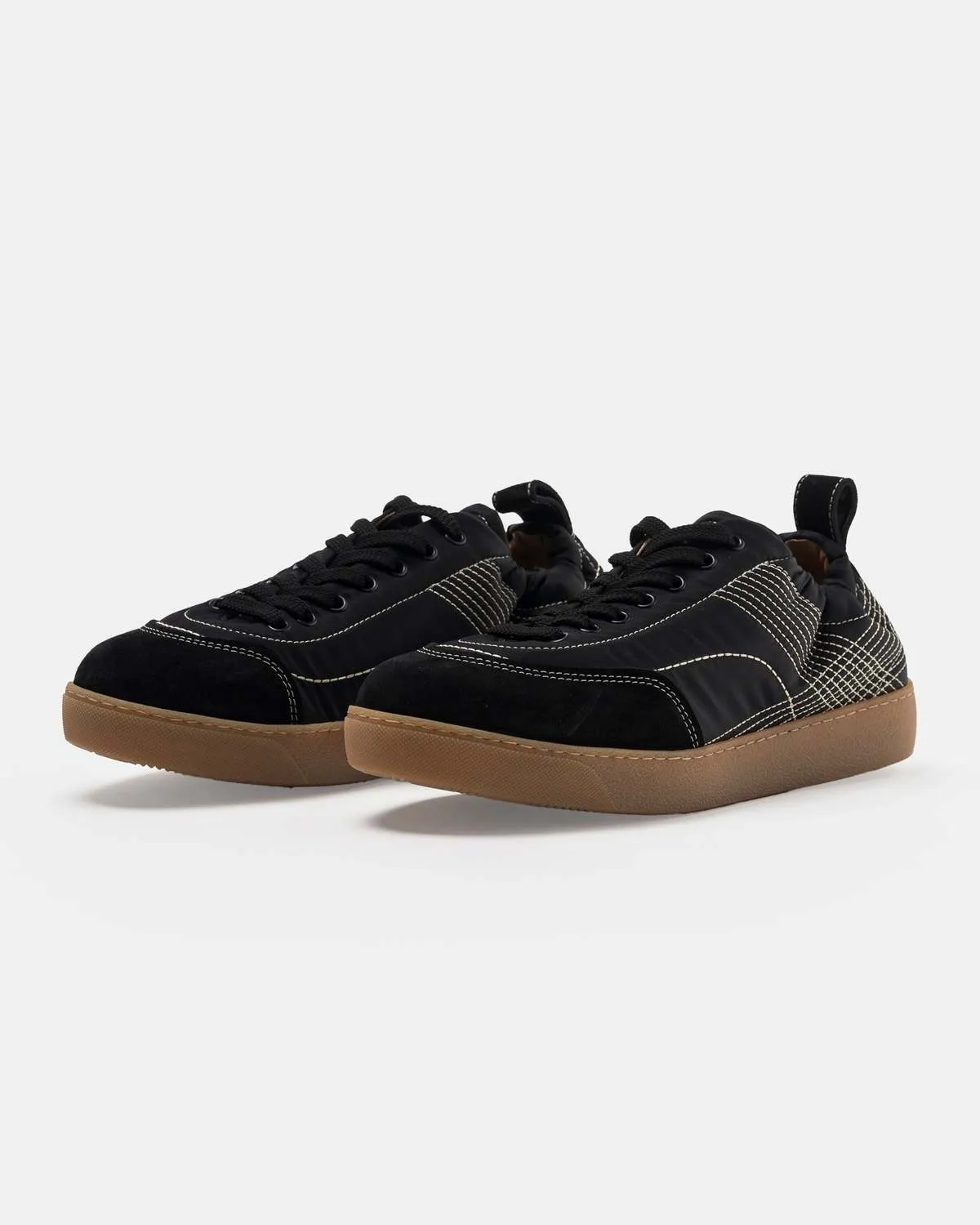 Quilted Sneaker - Black