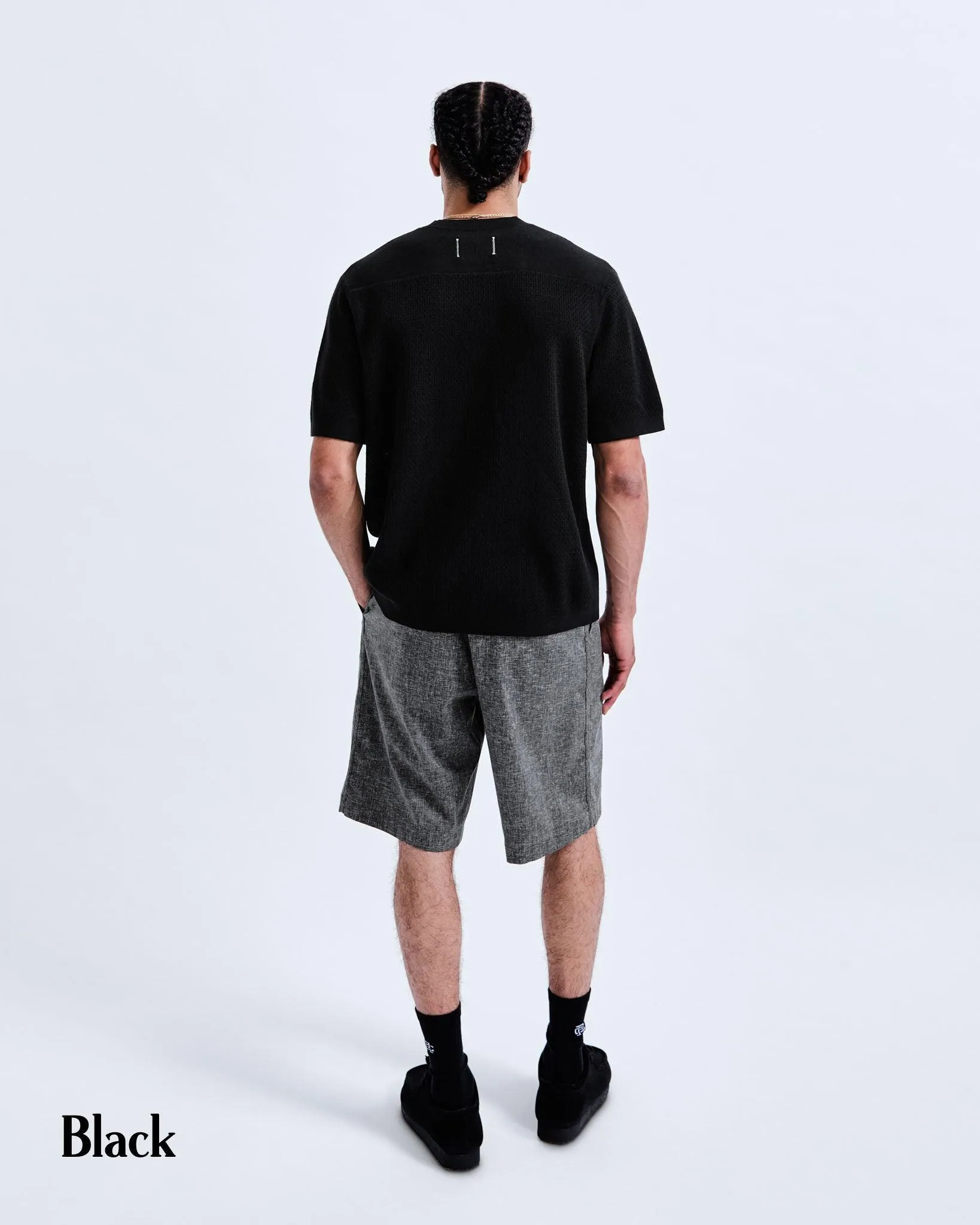 REIGNING CHAMP  |Linen Plain Cotton T-Shirts