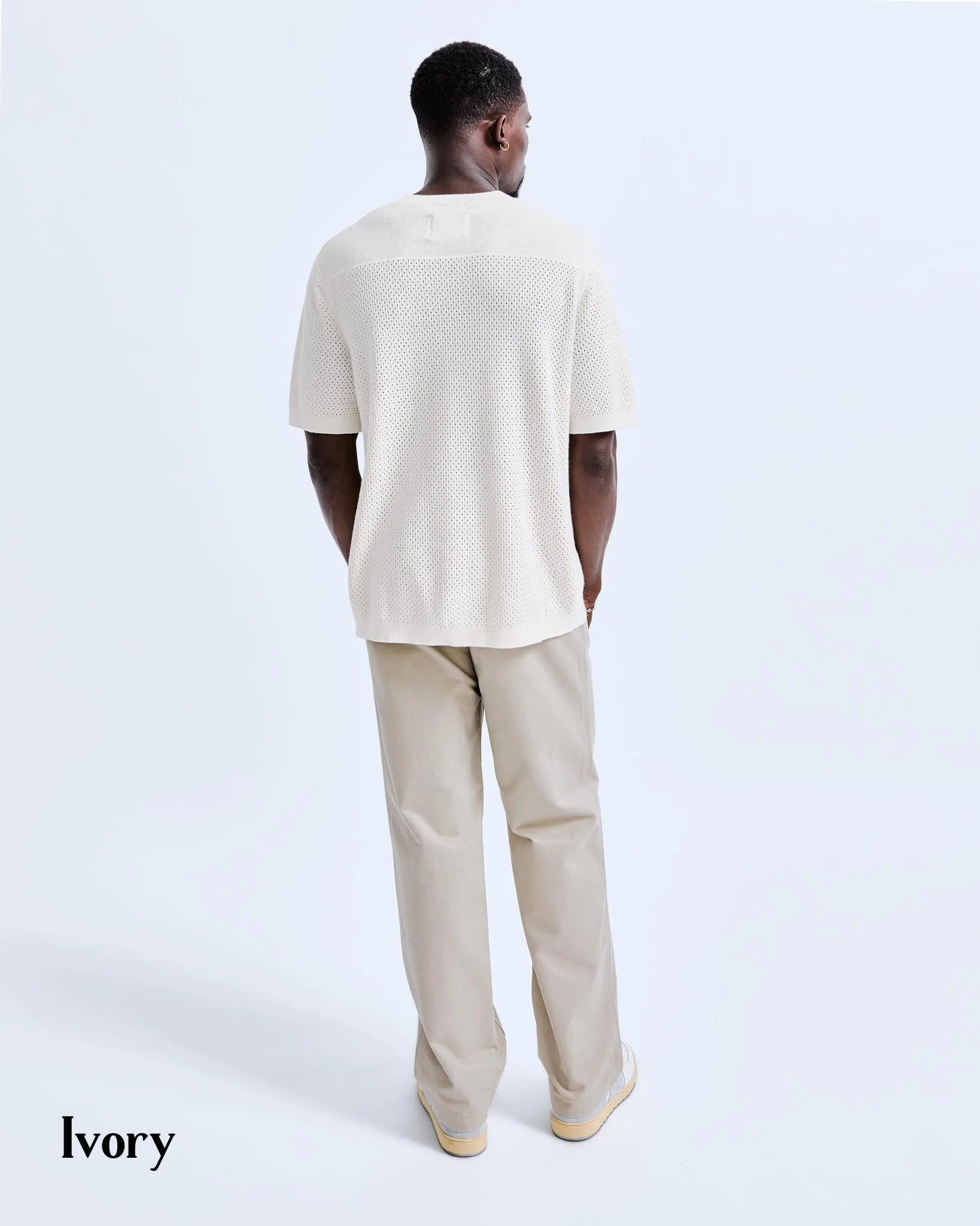 REIGNING CHAMP  |Linen Plain Cotton T-Shirts