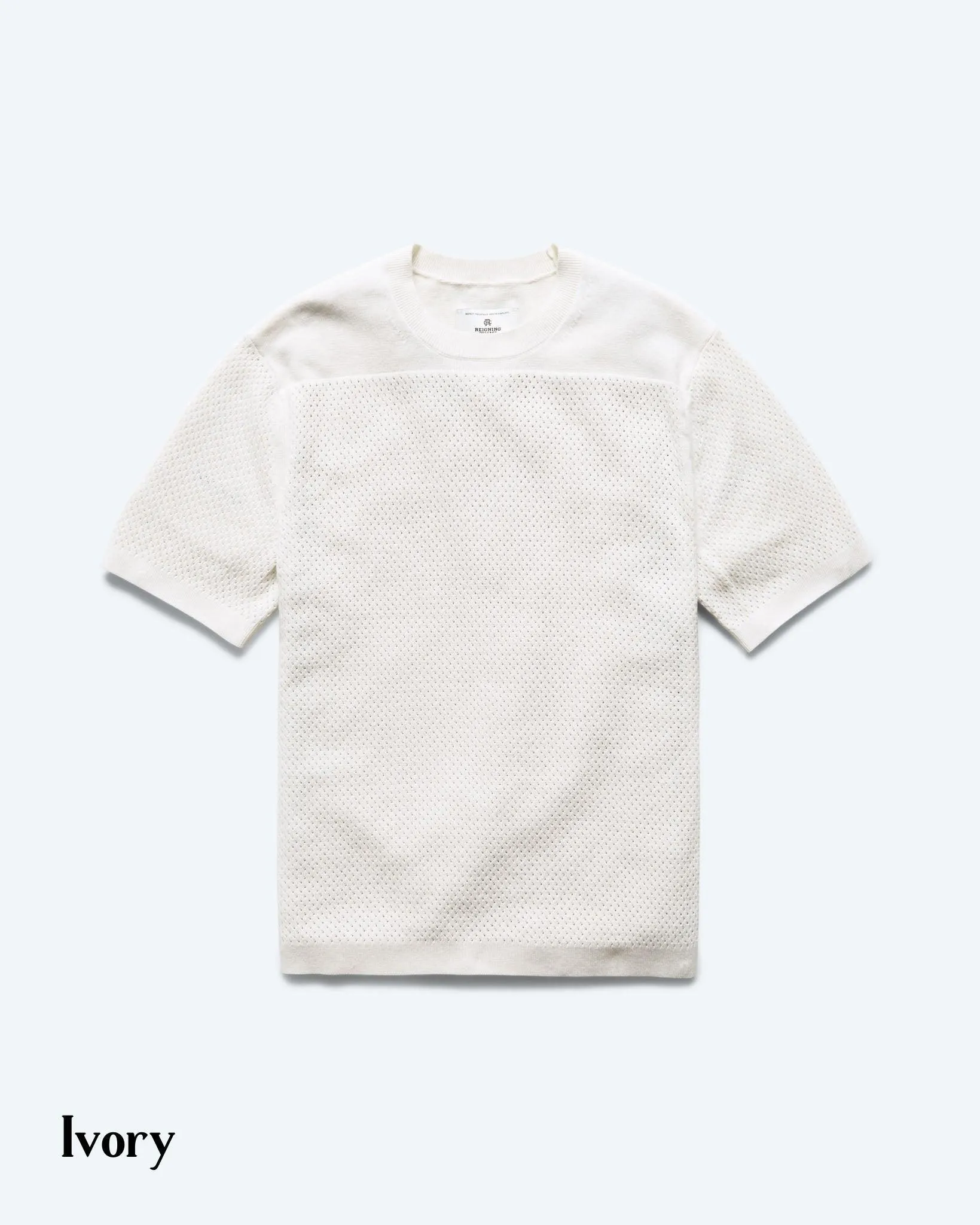 REIGNING CHAMP  |Linen Plain Cotton T-Shirts