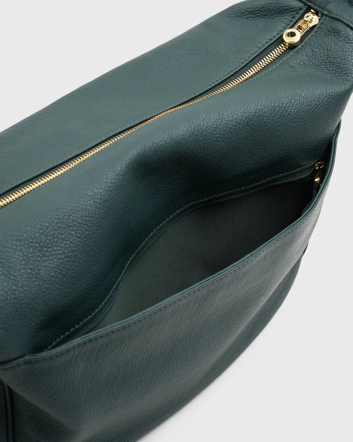 Rey Shoulder Bag Maxi (Pine Green) | Pre-order