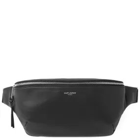 Saint Laurent Leather Waist BagBlack