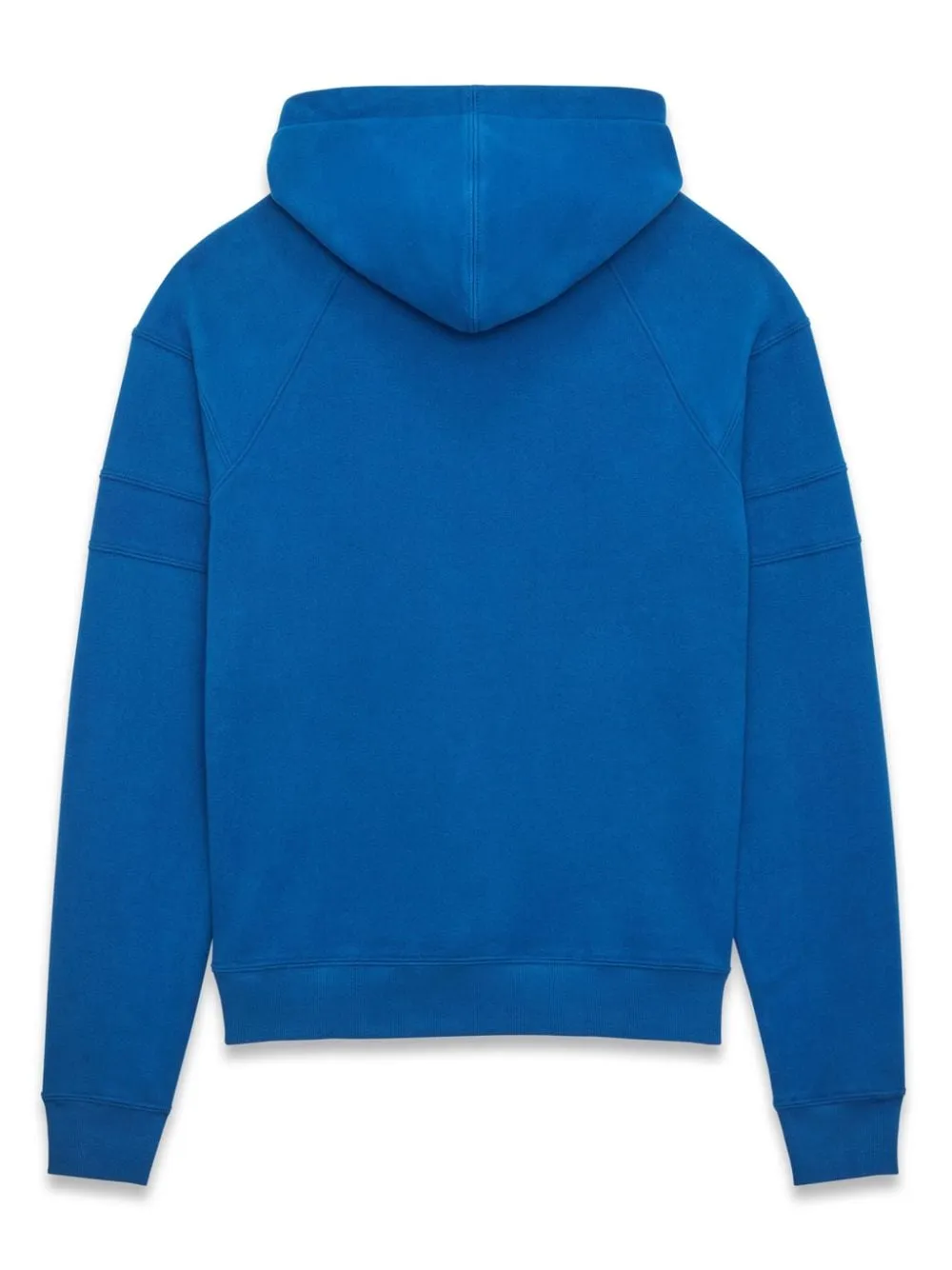 Saint Laurent Sweat à capuche colour block blue