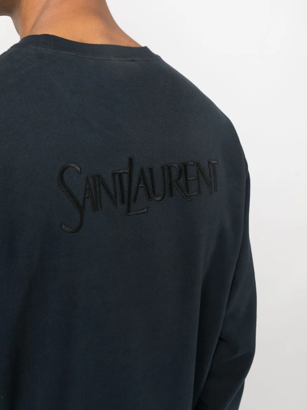 Saint Laurent Sweat à logo brodé