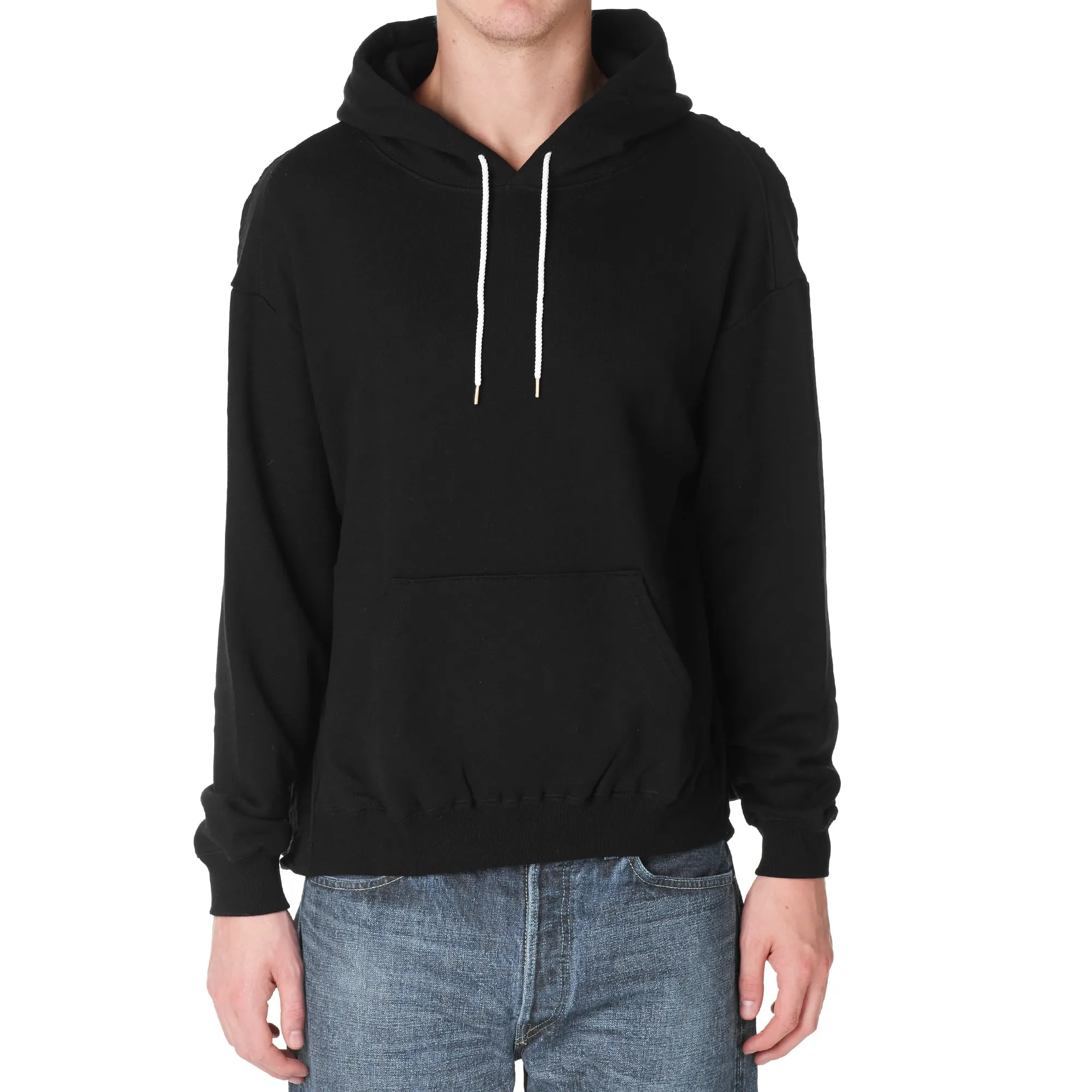 Sasquatchfabrix. Drape Sweat ParkaBlack