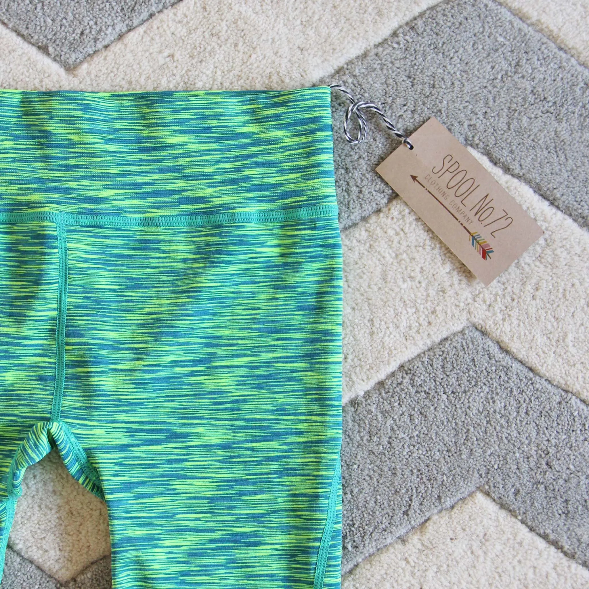 Spool Active Running Tights in Moss