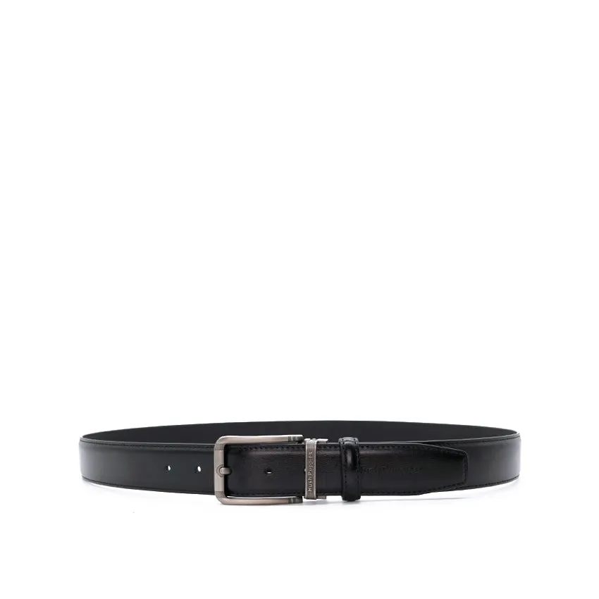 Star Pin Clip Men's Belt - Black