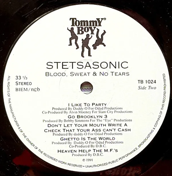 Stetsasonic ~ Blood, Sweat & No Tears