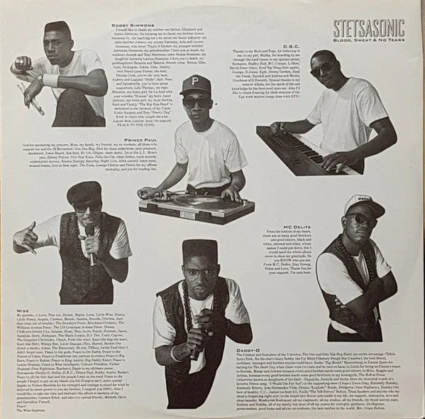 Stetsasonic ~ Blood, Sweat & No Tears