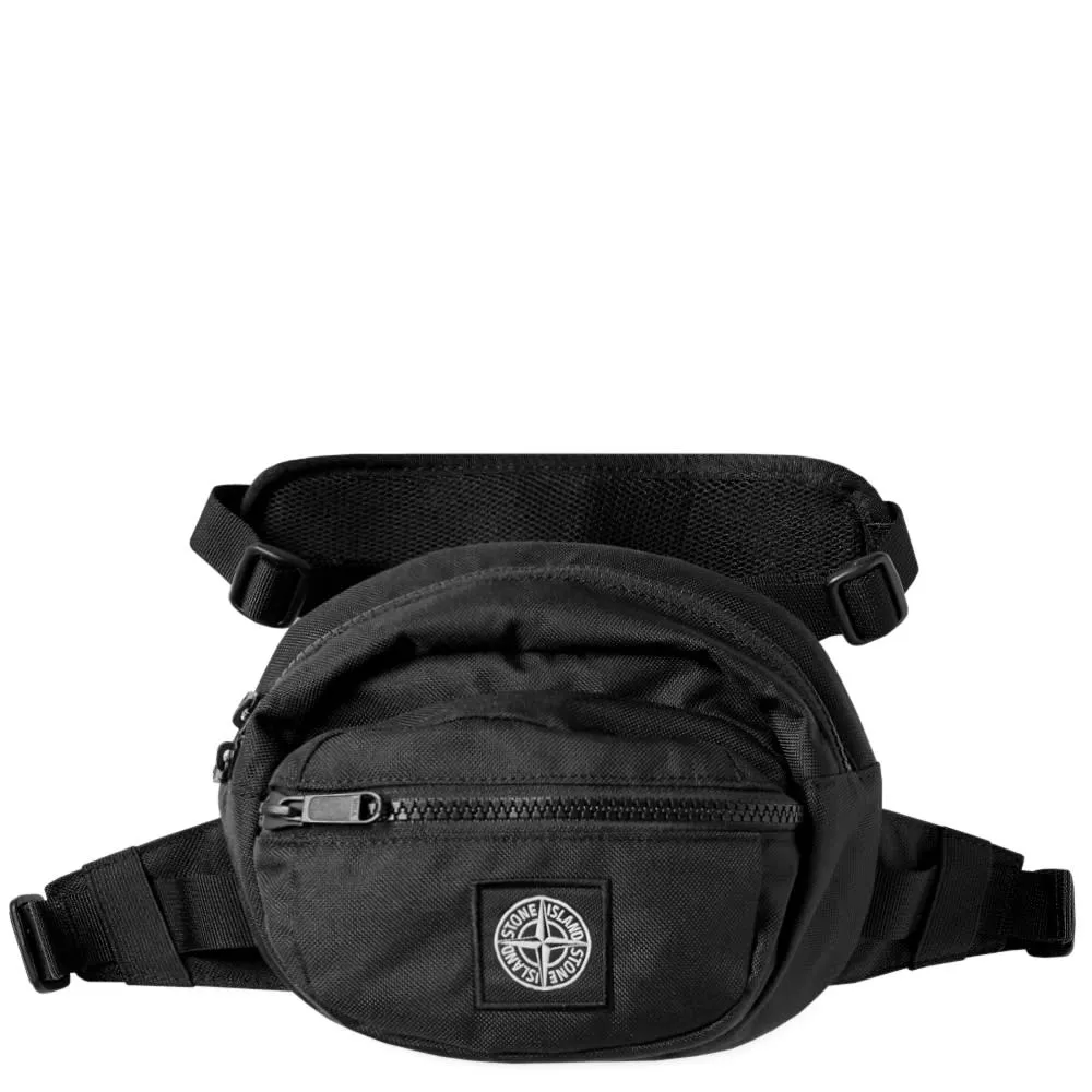 Stone Island Logo Waist PackBlack