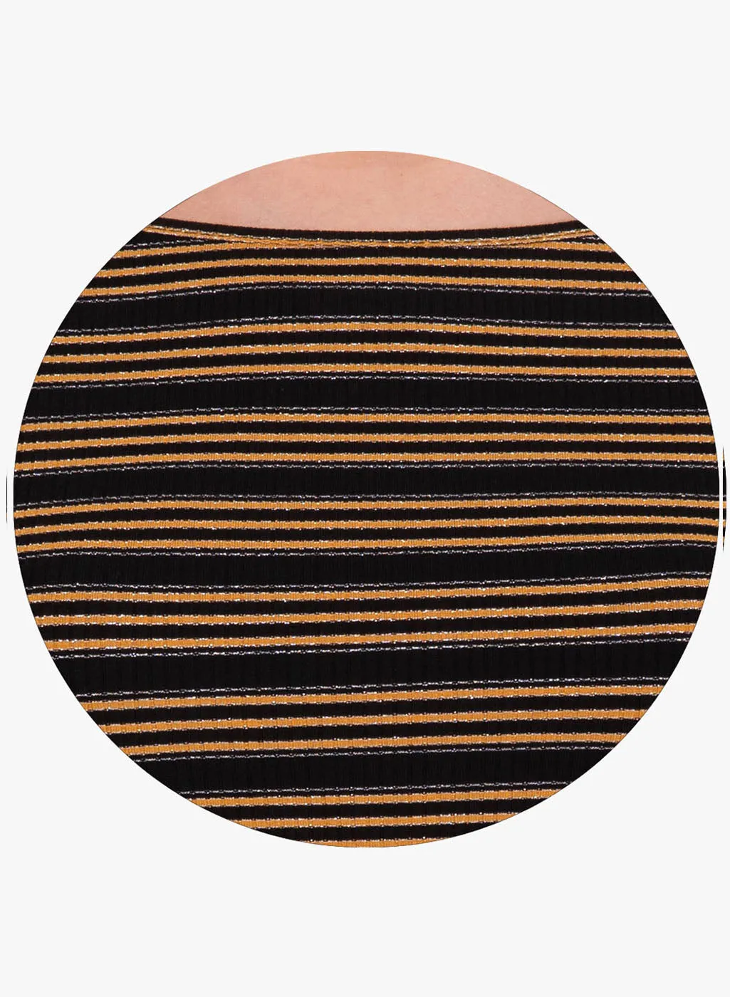 Striped Lurex T-Shirt