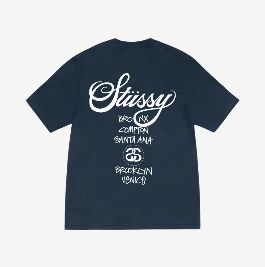 STUSSY  |Sweat Street Style Collaboration Logo Skater Style T-Shirts