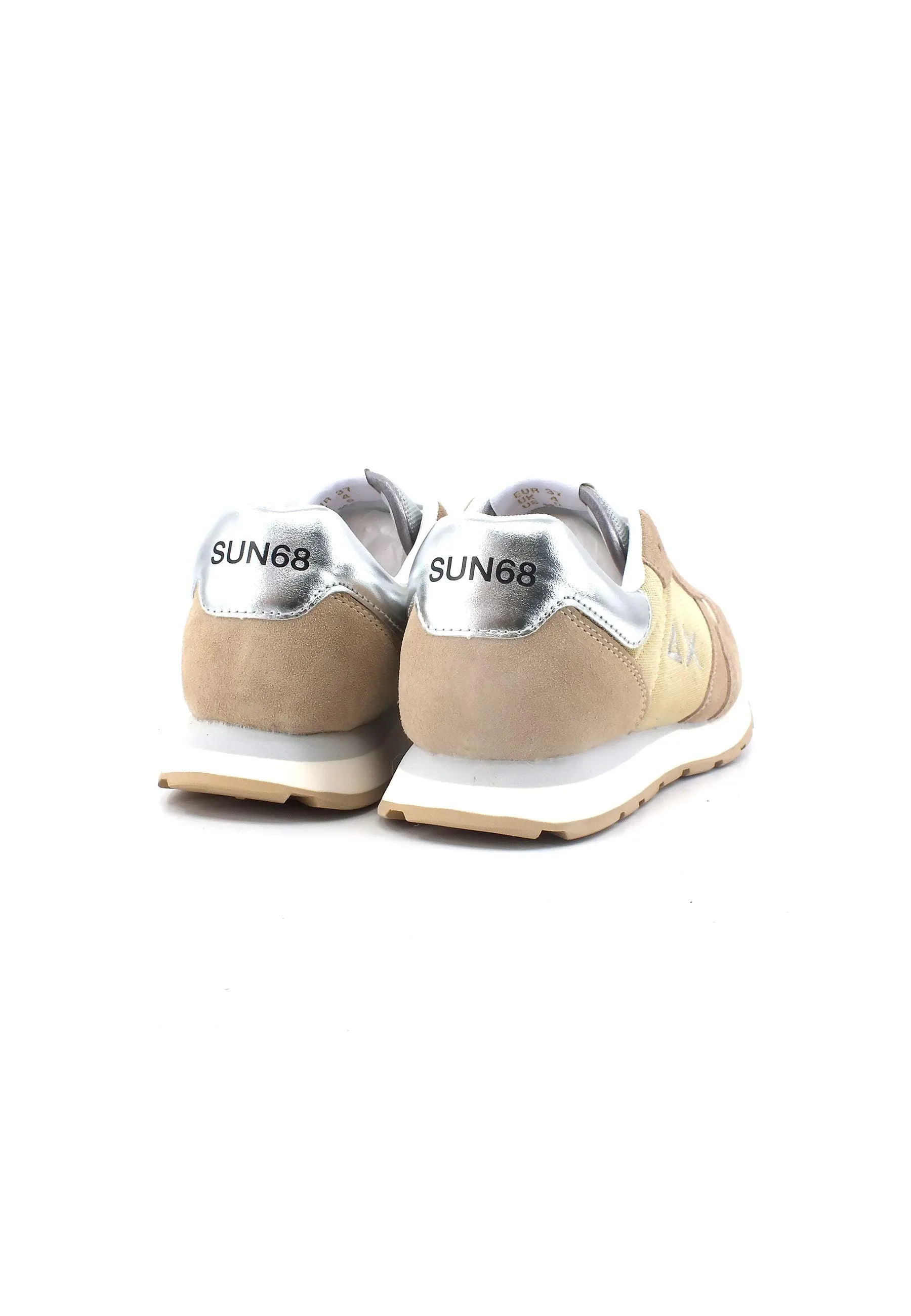 SUN68 Ally Glitter Sneaker Bambino Oro Z33403T