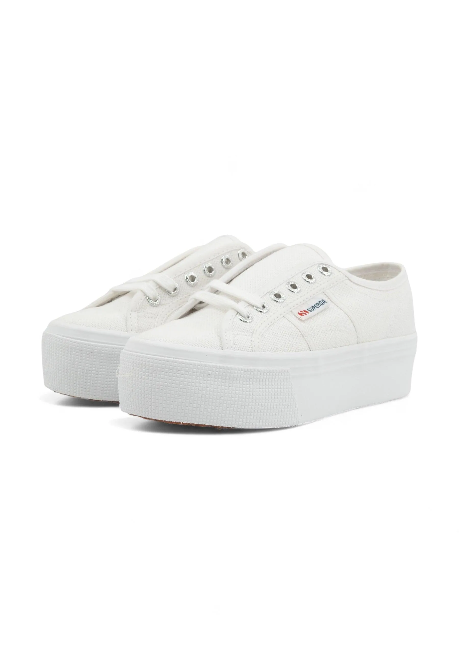 SUPERGA 2790 Platform Sneaker Donna White S9111LW