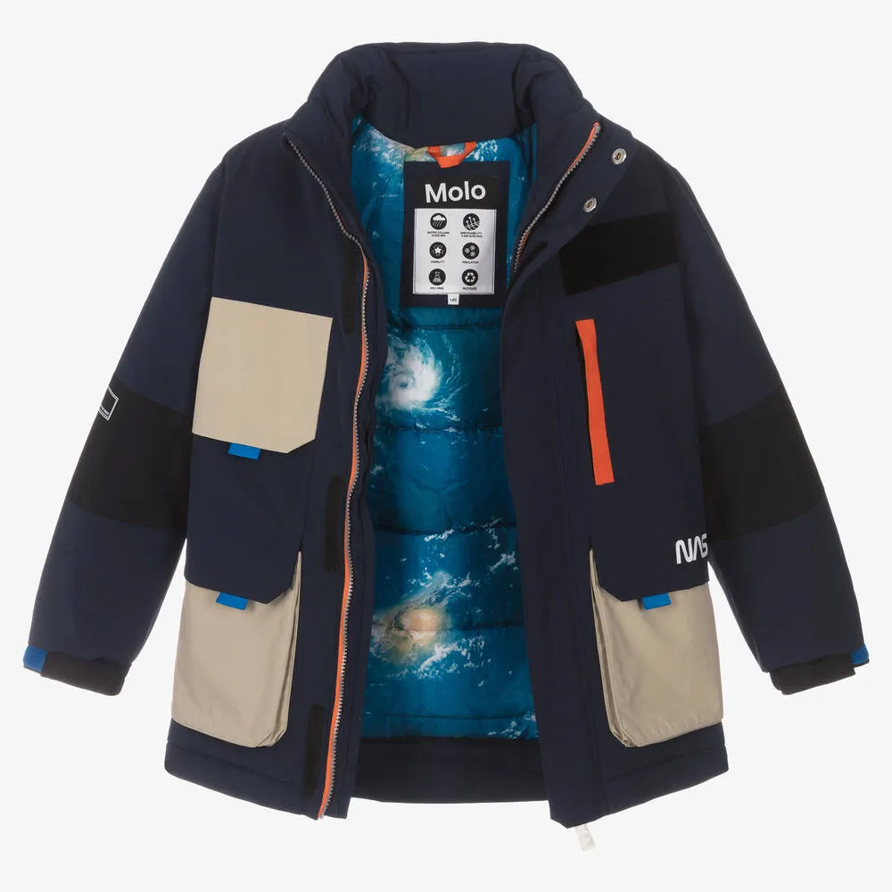 Teen Boys Navy Blue Coat