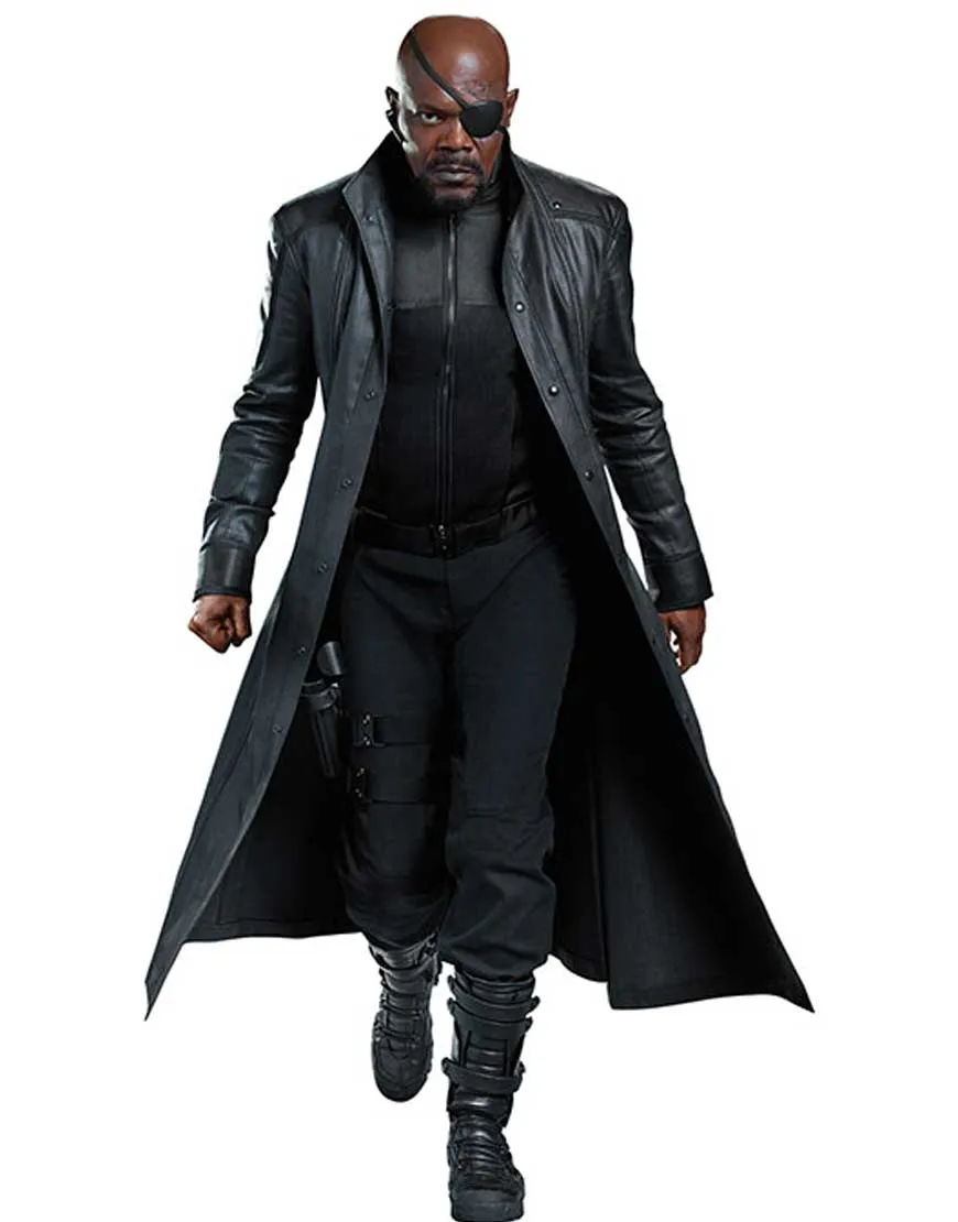 The Avengers Nick Fury Trench Coat - UJackets