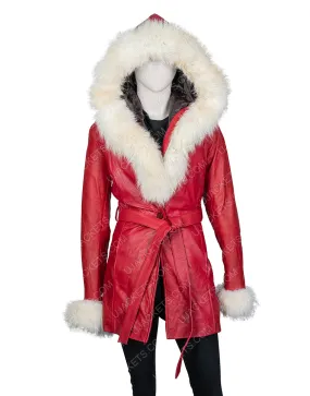 The Christmas Chronicles Goldie Hawn Shearling Coat - Hoodie Jacket