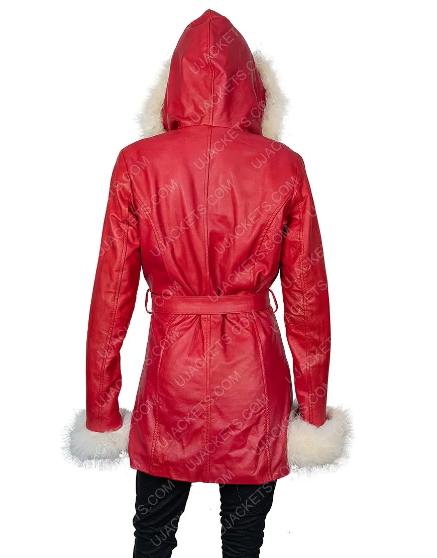 The Christmas Chronicles Goldie Hawn Shearling Coat - Hoodie Jacket