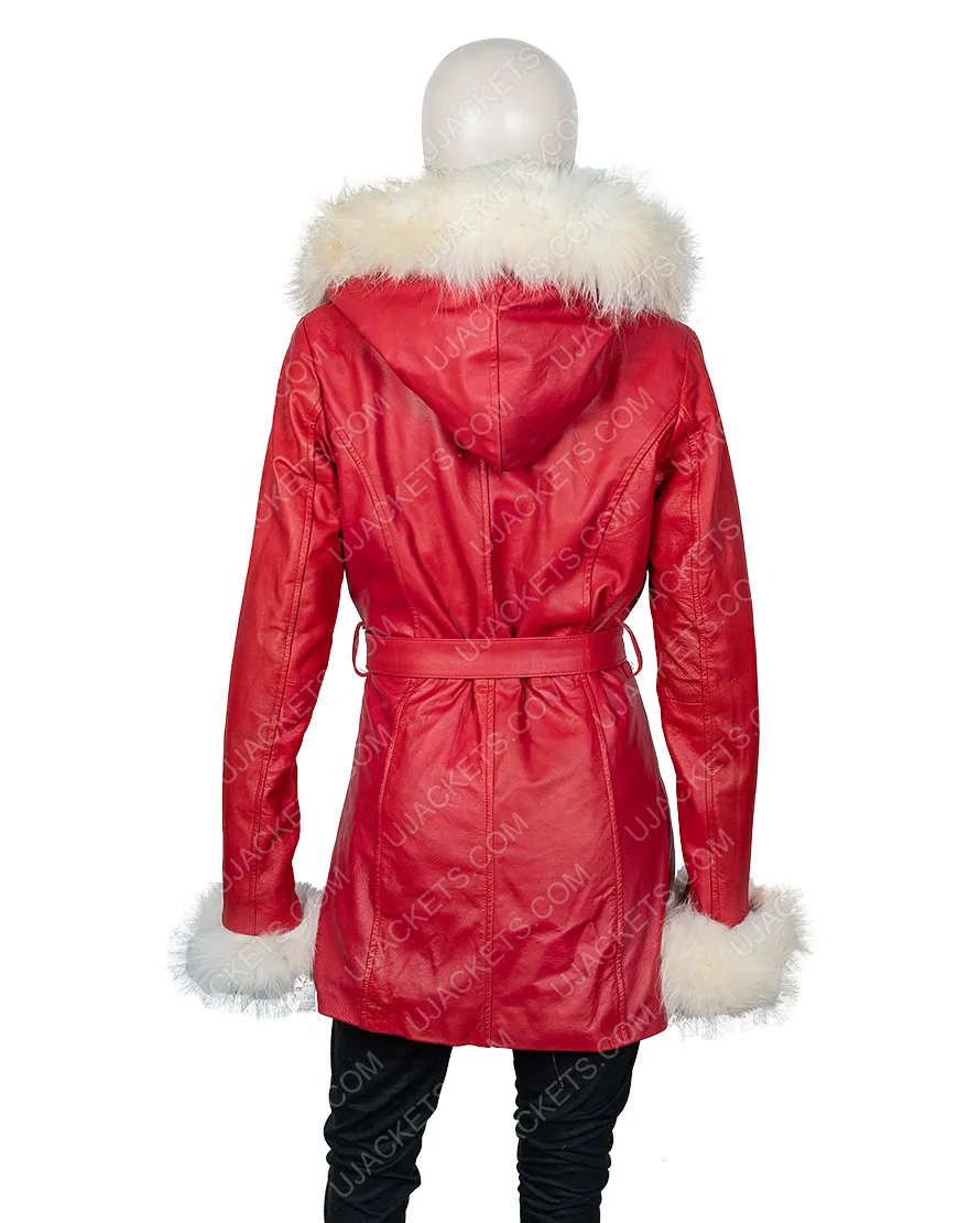 The Christmas Chronicles Goldie Hawn Shearling Coat - Hoodie Jacket