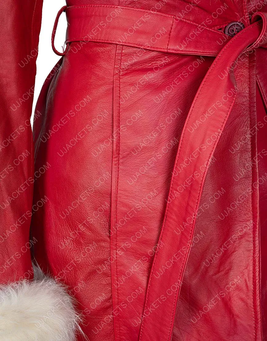 The Christmas Chronicles Goldie Hawn Shearling Coat - Hoodie Jacket