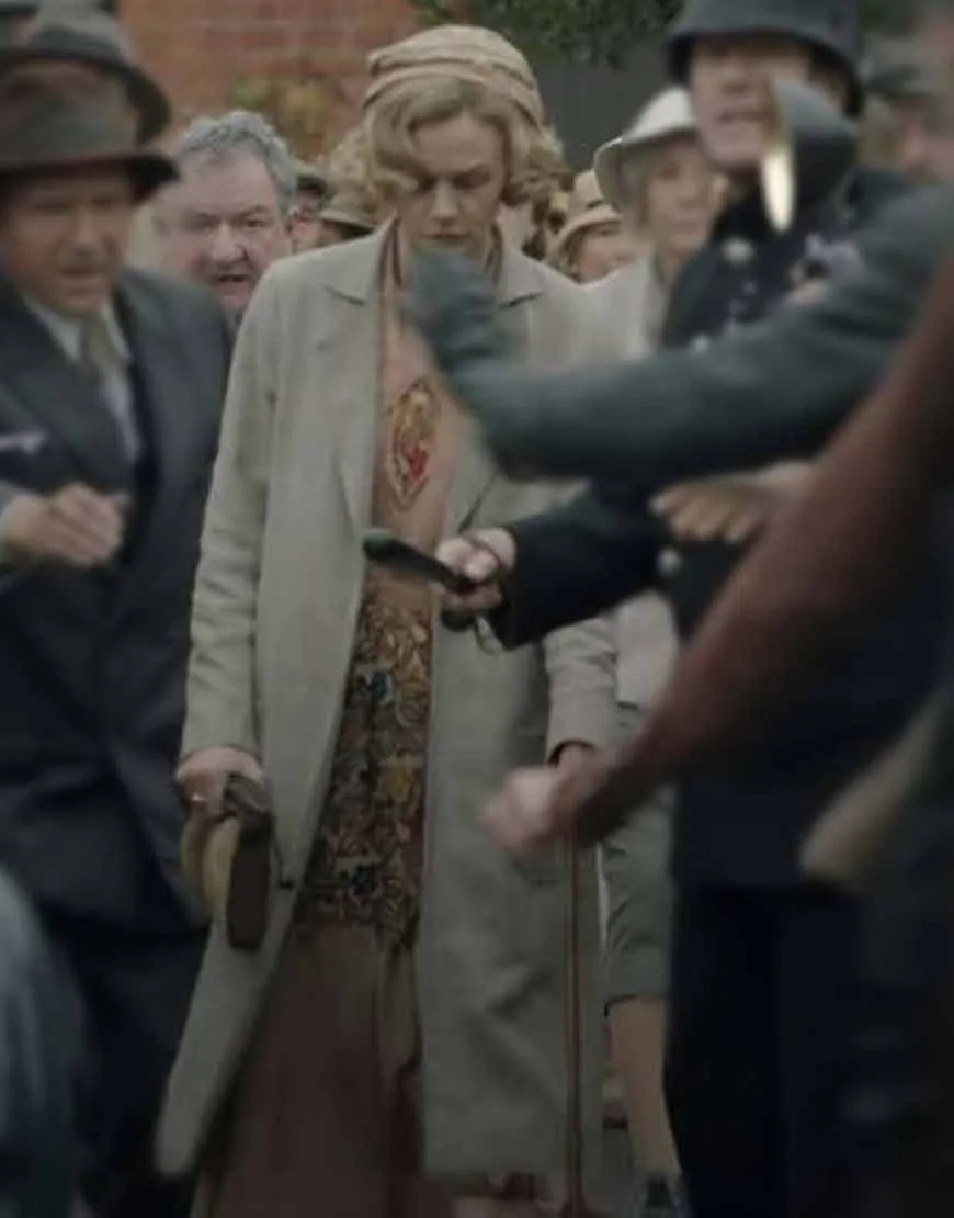 The Dig Carey Mulligan Coat | Edith Pretty Trench Coat | Ujackets.com