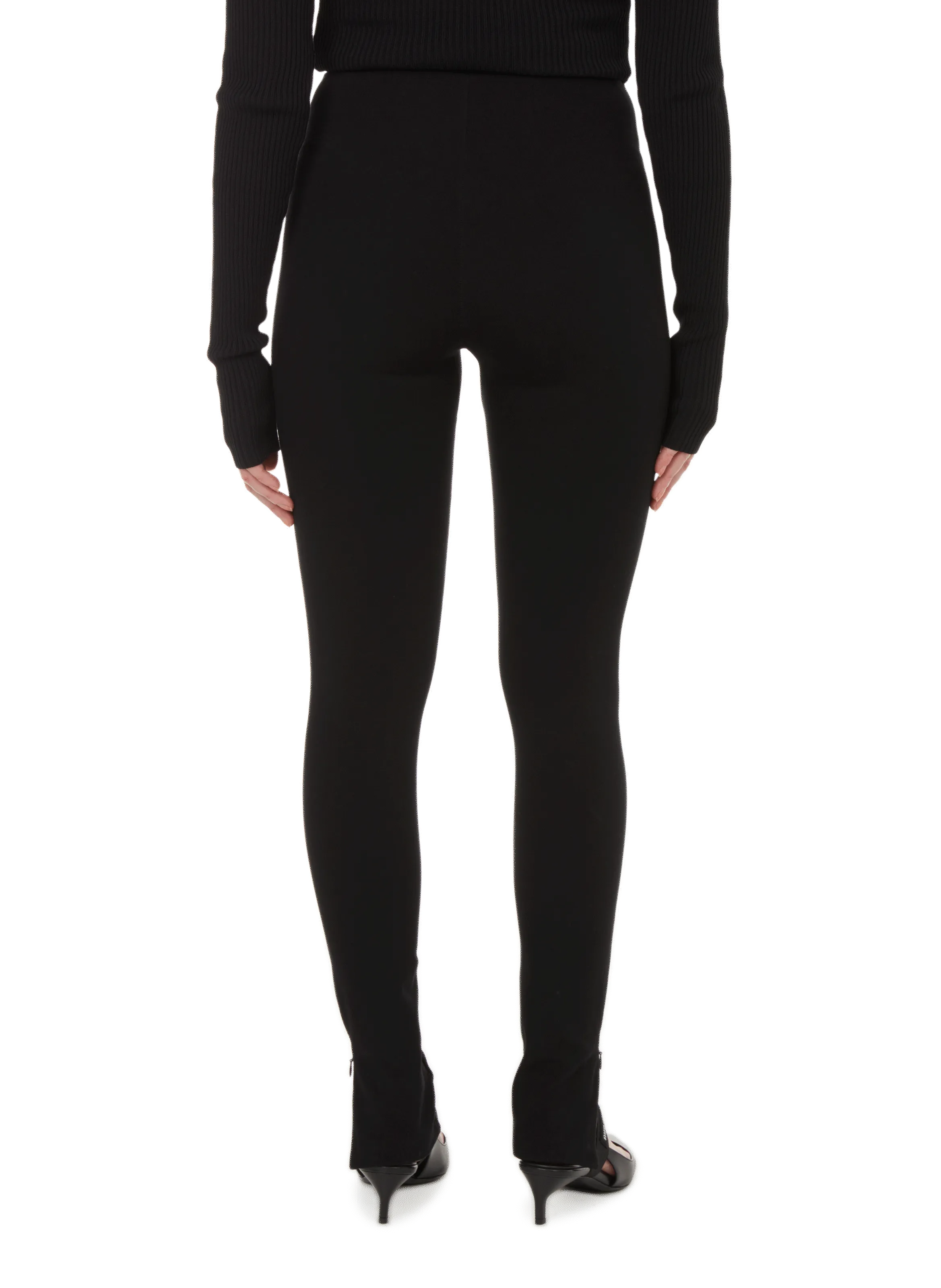 TOTEME  Viscose leggings  - Black