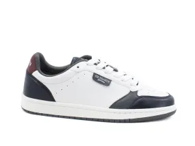 TRUSSARDI Scinus PU Sneaker White Blue Grey Bordeaux 77A00271