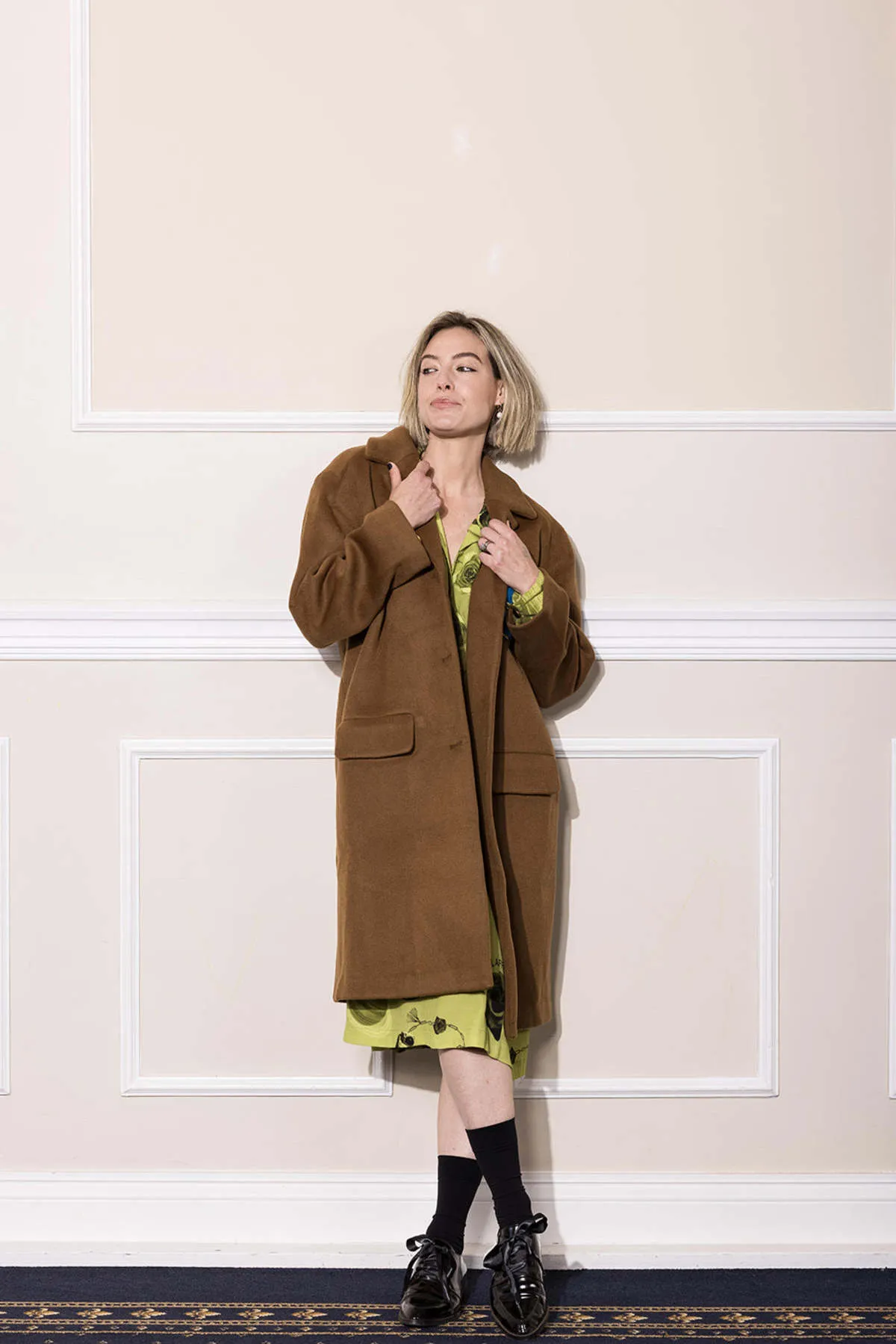 Ufo Wool Coat - Tan