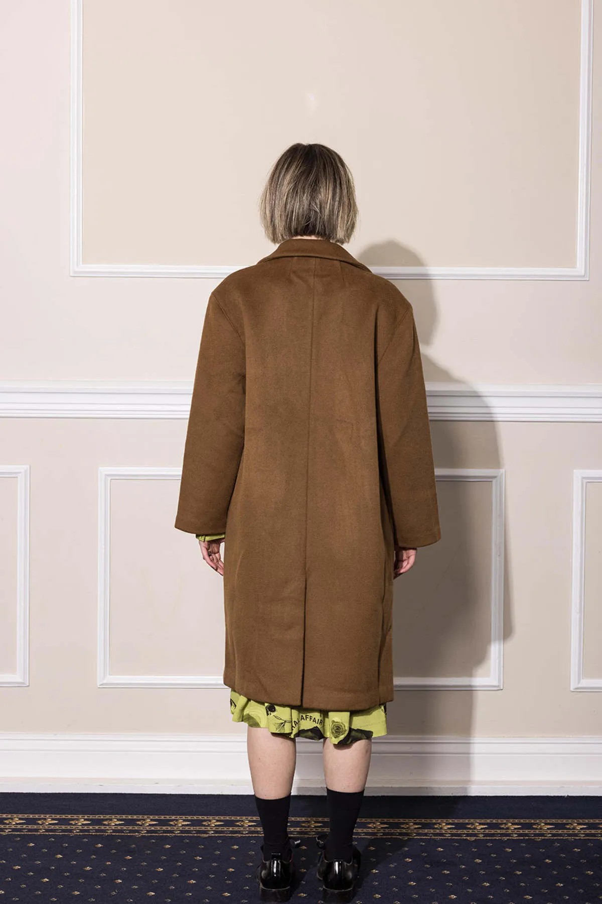 Ufo Wool Coat - Tan