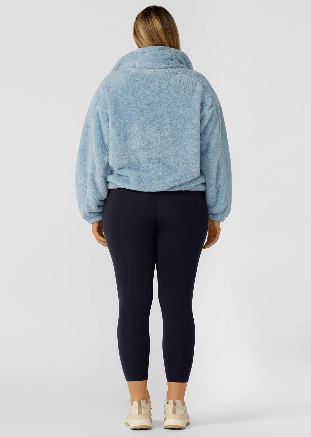 Ultra Soft Teddy Pullover | Blue | Jackets, Hoodies and Sweats | Lorna Jane New Zealand