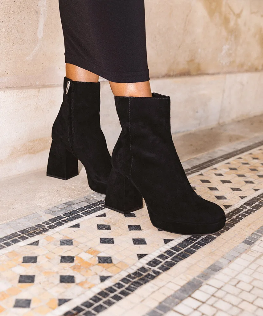 ULYSES BOOTS BLACK SUEDE