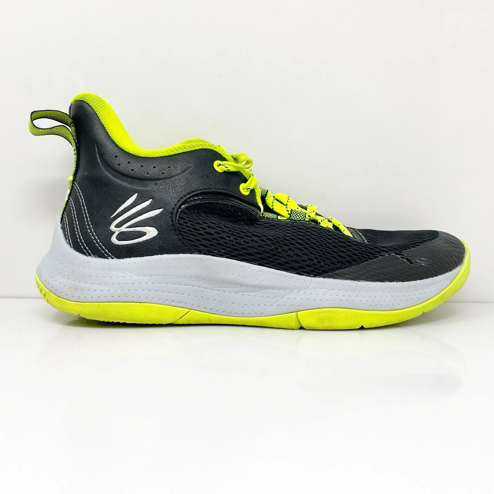 Under Armour Unisex Curry 3Z6 3025090-001 Black Basketball Shoes Sneaker M8 W9.5