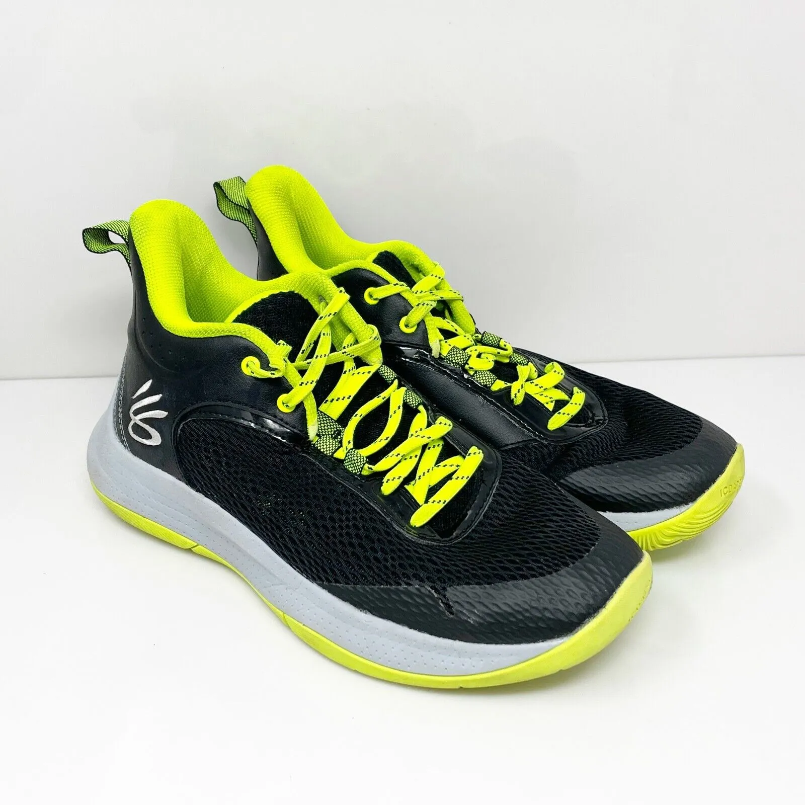 Under Armour Unisex Curry 3Z6 3025090-001 Black Basketball Shoes Sneaker M8 W9.5