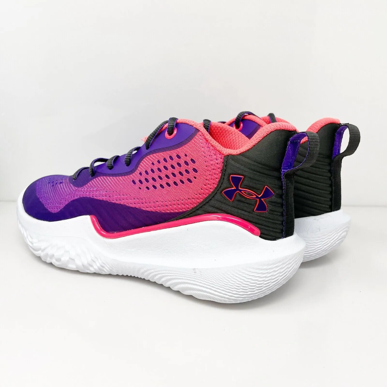 Under Armour Womens Flow Breakthru 2 3025405 Purple Basketball Shoes Sneaker 8.5