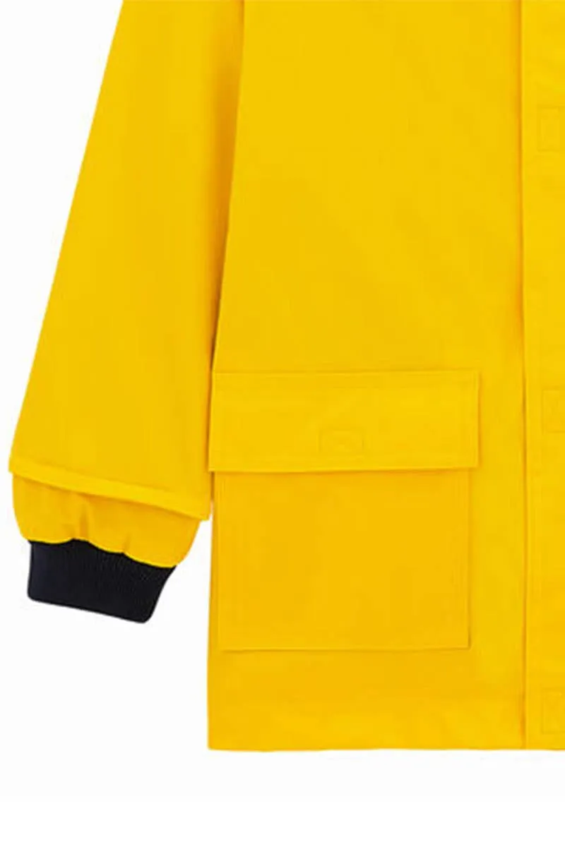 Unisex Children - Yellow Waxed Coat