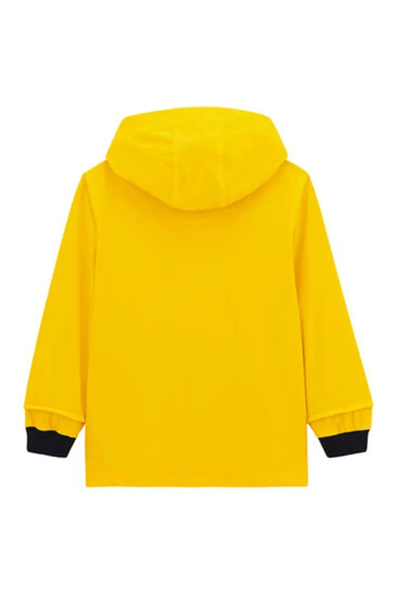 Unisex Children - Yellow Waxed Coat