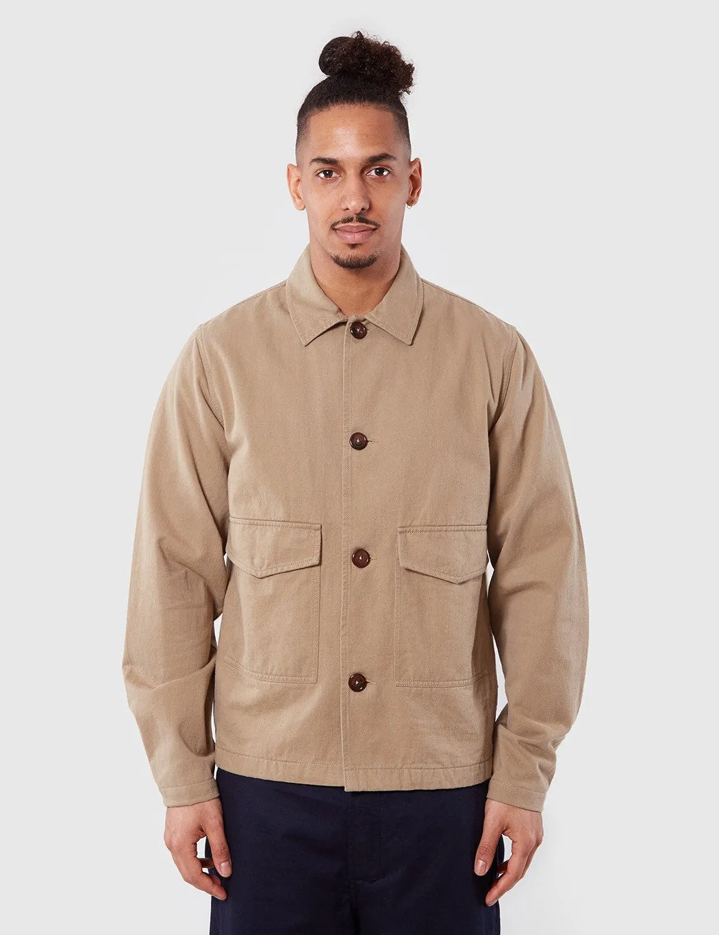 Universal Works Watchman Jacket - Sand Brown