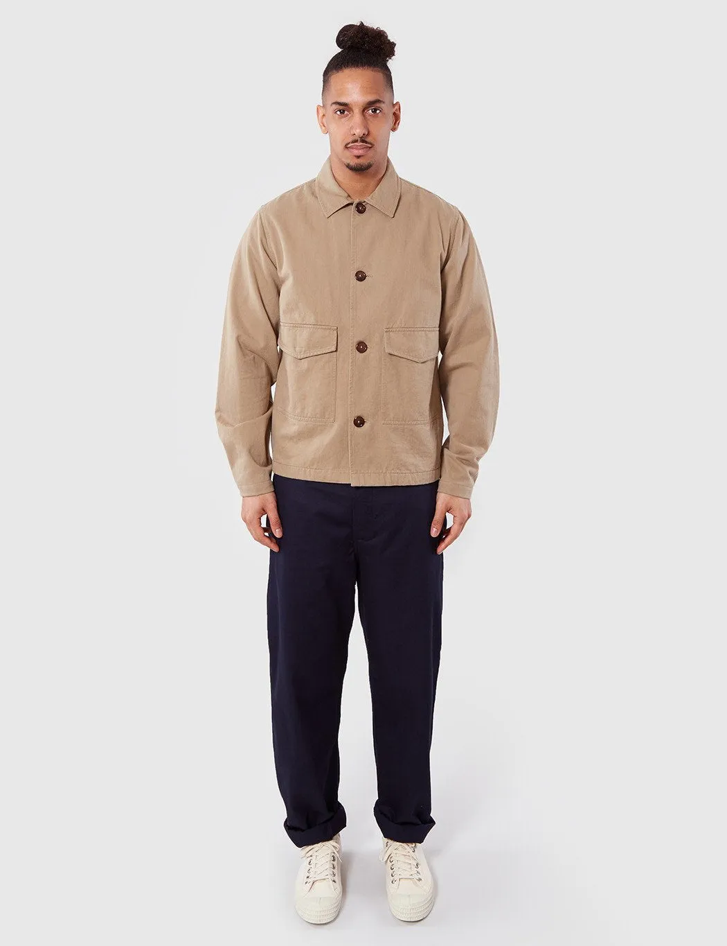 Universal Works Watchman Jacket - Sand Brown