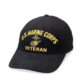 USMC Veteran Hat- Personalized- Black