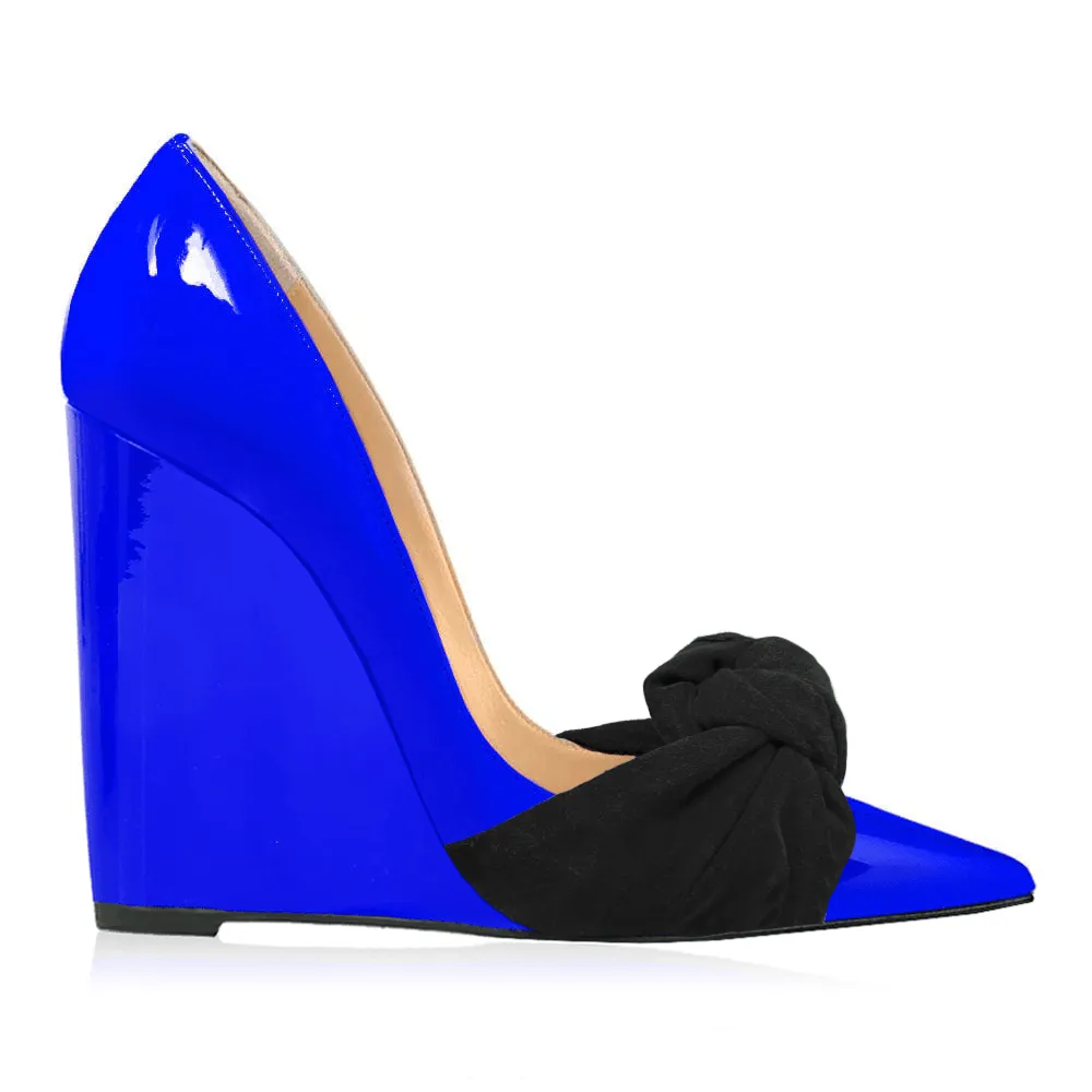 VICKY VERNICE BLU/NERO