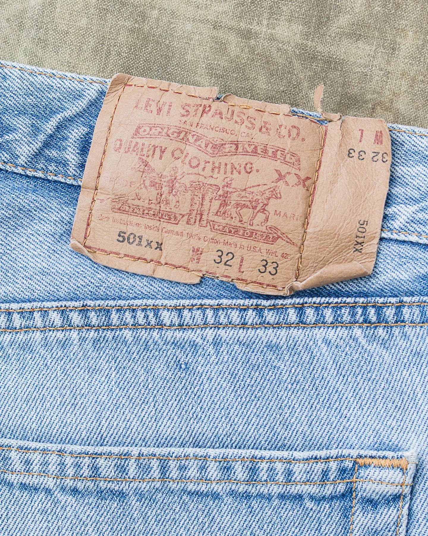 Vintage 90's Made in USA Levi's 501xx Jeans W 32 / L 33 No. 13